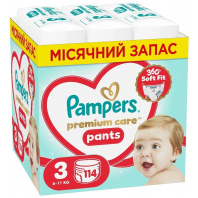 Підгузки Pampers Premium Care Pants Розмір 3 (6-11 кг) 114 шт (8006530320184)