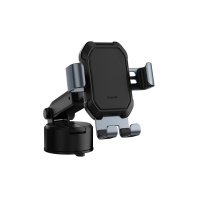 Кріплення для мобільного телефону Baseus Tank Gravity Car Mount Holder with Suction Base Black  (SUYL-TK01)