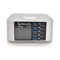Зарядний пристрій MECHANIC 5xUSB-C PD + 5xUSB QC3.0 + Wireless Charging 15W LED indication 200W black (X-Power Plus-200W) Зарядний пристрій MECHANIC 5xUSB-C PD + 5xUSB QC3.0 + Wireless Charging 15W LED indication 200W black (X-Power Plus-200W)