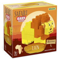 Конструктор Wader Baby Blocks Сафарі - лев (41503) Конструктор Wader Baby Blocks Сафарі - лев (41503)