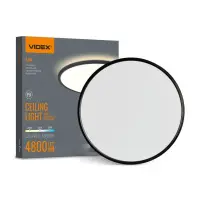 Світильник Videx DL5R 44W 3000K-4000K-5000K Black (VL-DL5R-44CB)