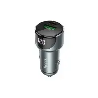 Автомобільний зарядний пристрій Hoco Z42 Light Road 20W Metal Gray  (6931474742551)