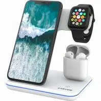 Зарядний пристрій Canyon 3in1 Wireless charger (CNS-WCS302W)