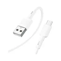 Кабель Hoco X83 2.4A AM/MicroB 1m White (6931474770899) Кабель Hoco X83 2.4A AM/MicroB 1m White (6931474770899)