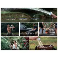 Душ портативний Flextail Max Shower із чохлом, білий (6975755962115)