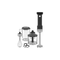 Занурюваний блендер KitchenAid Go 5KHBRV05BM зі знімною батареєю, з аксесуарами, без акумулятора Занурюваний блендер KitchenAid Go 5KHBRV05BM зі знімною батареєю, з аксесуарами, без акумулятора