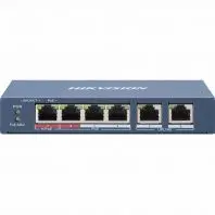 Комутатор мережевий Hikvision DS-3E0106HP-E Комутатор мережевий Hikvision DS-3E0106HP-E