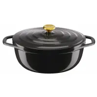 Каструля Tefal Air з кришкою 5.7л чорний (E2558904)