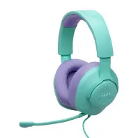Навушники JBL Quantum 100M2 Cyan (JBLQTUM100M2CYN)