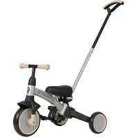 Дитячий велосипед QPlay Stager 3 в 1 з ручкою, біговел, Silver (T80STAGERSilver)