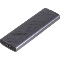 Кишеня зовнішня Maxxter USB-C USB 3.2 Gen2 M.2 NVMe PCI-E 10Gbps aluminum black (EHDE-2280S-01)
