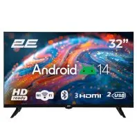 Телевізор LED 2E 32A07B (Android TV, Wi-Fi, 1366x768)