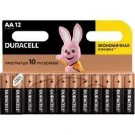 Батарейка Duracell AA лужні 12 шт. в упаковці (5000394006546 / 81551275)