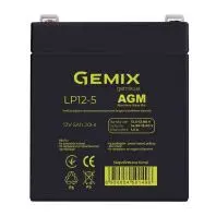 Батарея до ДБЖ Gemix 12В 5Ач (LP12-5) Батарея до ДБЖ Gemix 12В 5Ач (LP12-5)