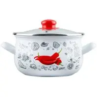 Каструля Gusto "Перчинка" Б 16 см 2,1 л (GT-T-116-WP) Каструля Gusto "Перчинка" Б 16 см 2,1 л (GT-T-116-WP)