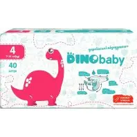 Підгузки Dino Baby Розмір 4 (7-14 кг) 40 шт (4823098410591) Підгузки Dino Baby Розмір 4 (7-14 кг) 40 шт (4823098410591)