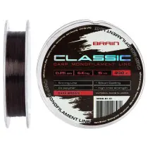 Волосінь Brain Classic Carp Line (dark brown) 300m 0.25mm 15lb 6.6kg (1858.81.01)