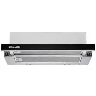 Витяжка кухонна GRANADO Telde 603-700 inox black glass (GCH16371)