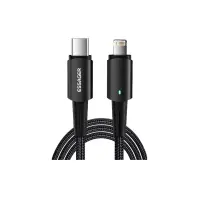 Кабель Essager Sunset 20W Type-C / Lightning 1m Black (EXCTL-CG01) Кабель Essager Sunset 20W Type-C / Lightning 1m Black (EXCTL-CG01)