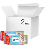 Дитячі вологі серветки Superfresh Baby Chamomile з клапаном 120 шт (42105632)