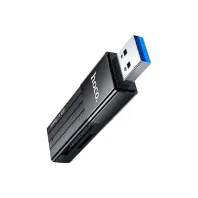 Зчитувач флеш-карт HOCO USB3.0 to microSD, microSDHC, microSDXC, SD, SDHC, SDXC, HB20 Black (6931474735218) Зчитувач флеш-карт HOCO USB3.0 to microSD, microSDHC, microSDXC, SD, SDHC, SDXC, HB20 Black (6931474735218)