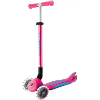 Самокат Globber Elite Lights Рожевий до 50 кг 3-9 років (439-610-3)