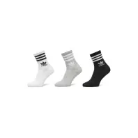 Шкарпетки Adidas Crew Sock 3str IL5023 білий сірий, чорний S (37-39) (4066762038404)