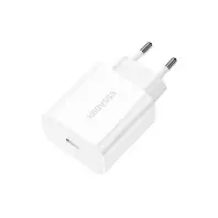 Зарядний пристрій Essager Vanjane Travelling Charger PD 20W White  (ECTC-FJB02-P)