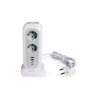 Мережевий фільтр живлення Verbatim 11 розеток, 2 x USB-C та 2 x USB-A (49547) Мережевий фільтр живлення Verbatim 11 розеток, 2 x USB-C та 2 x USB-A (49547)