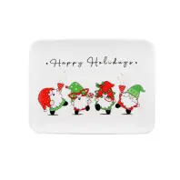 Блюдо Ardesto Christmas Gnomes, 20х15см, порцеляна, прямокутна (AR3063)