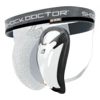 Захист паху Shock Doctor Supporter with Protective Cup White XL (213-WH-XL)