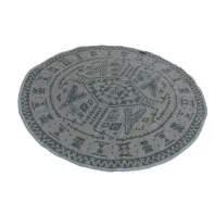 Туристичний килимок Easy Camp для пікніка Bilberry Round Carpet 150 cm (180139) (932254)