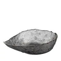 Салатник Ardesto Leaf 21.5см, скло, сірий (AR5011)