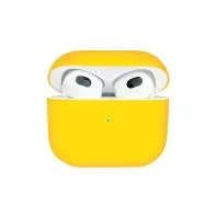 Чохол для навушників BeCover Silicon для Apple AirPods (3nd Gen) Yellow (707233)