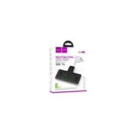 Мережевий фільтр живлення HOCO AC11A, 2 роз, 3 USB, USB-C, 17W, 1,5м Black (AC11AB)