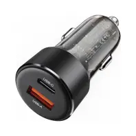 Автомобільний зарядний пристрій Acefast B12 60W Black  (6974316282914)