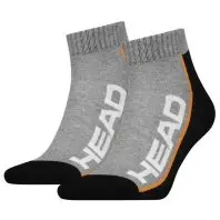 Шкарпетки Head Qperformance Quarter 781009001-235 2 пари Чорний/Сірий 35-38 (8718824546469)