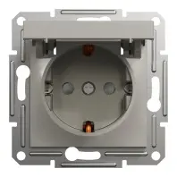 Розетка Schneider Electric ASFORA з кришкою, бронза (EPH3100169)