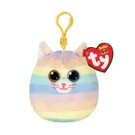 М'яка іграшка Ty брелок Squish-A-Boos Кішка Heather 12 см (39561) М'яка іграшка Ty брелок Squish-A-Boos Кішка Heather 12 см (39561)