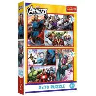 Пазл Trefl The Avengers Стати героєм 2x70 (5900511344394) Пазл Trefl The Avengers Стати героєм 2x70 (5900511344394)