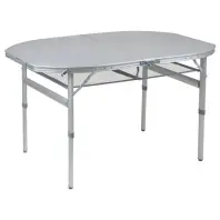 Туристичний стіл Bo-Camp Premium Oval 120x80 cm Grey (1404420) Туристичний стіл Bo-Camp Premium Oval 120x80 cm Grey (1404420)
