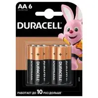 Батарейка Duracell AAA лужні 6 шт. в упаковці (5000394107472 / 81483511) Батарейка Duracell AAA лужні 6 шт. в упаковці (5000394107472 / 81483511)