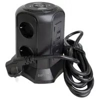 Мережевий фільтр живлення Patron SP-1663-USBTW (EXT-PN-SP-1663-USBTW)