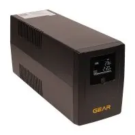 Пристрій безперебійного живлення GEAR GU-1200PLCD