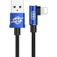 Кабель Baseus MVP Elbow AM / Lightning 2m Blue  (CALMVP-A03)