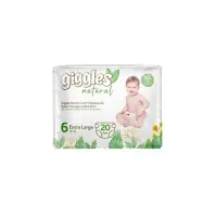 Підгузки Giggles Natural 6 Extra Large 15+ кг 20 шт (8680131206421) Підгузки Giggles Natural 6 Extra Large 15+ кг 20 шт (8680131206421)