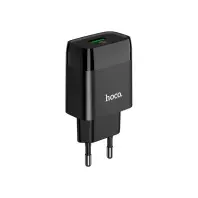 Зарядний пристрій HOCO C72Q Glorious USB QC3.0 18W Black (6931474732507) Зарядний пристрій HOCO C72Q Glorious USB QC3.0 18W Black (6931474732507)