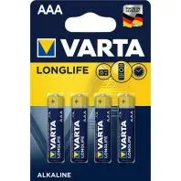 Батарейка Varta AAA Longlife LR03 * 4 (04103101414) Батарейка Varta AAA Longlife LR03 * 4 (04103101414)