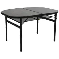 Туристичний стіл Bo-Camp Northgate Oval 120x80 cm Black/Grey (1404187) Туристичний стіл Bo-Camp Northgate Oval 120x80 cm Black/Grey (1404187)