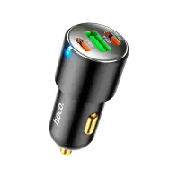 Автомобільний зарядний пристрій Hoco NZ6 45W Black (6931474765185) Автомобільний зарядний пристрій Hoco NZ6 45W Black (6931474765185)